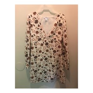 Long sleeve floral dress